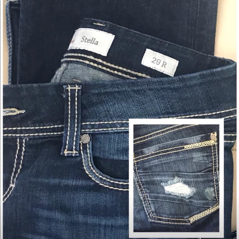 BKE Stella Dark Wash Boot Cut Jeans 29 Regular